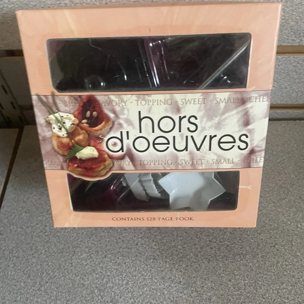 Hors D'oeuvre Maker Set How to Make Appetizer Recipes Tools‎ Instructions Party